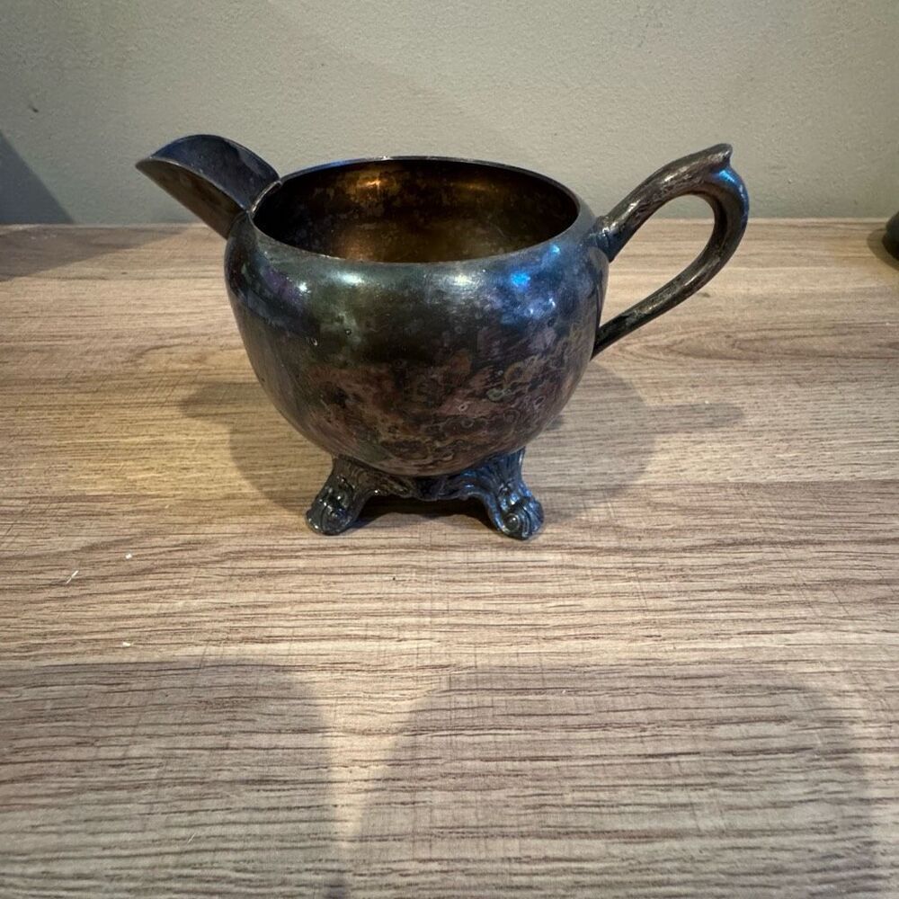 Vintage FB Rogers Silver Co 1083 Creamer Jar